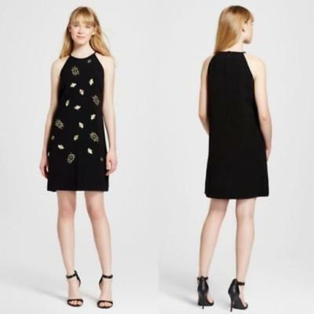 Victoria Beckham for Target Black Bug Dress. Sz Sm